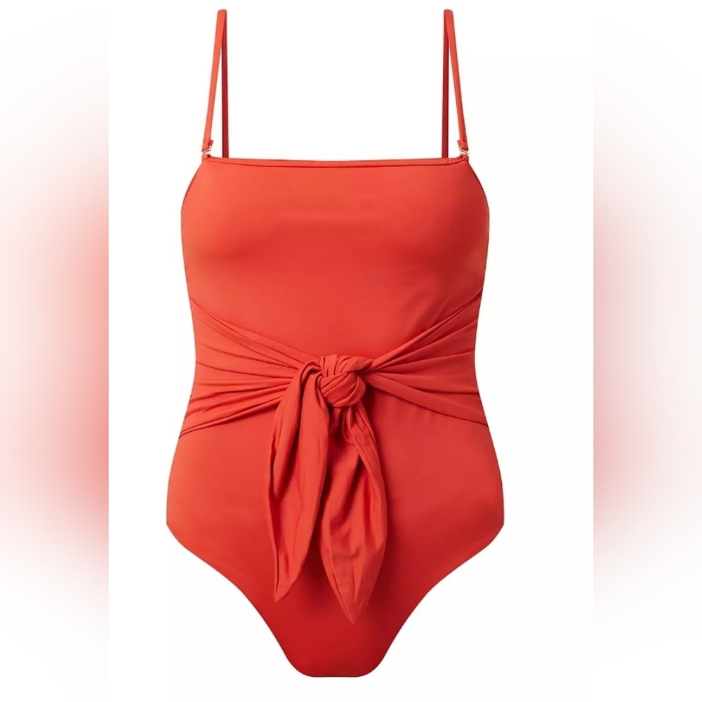 WeWoreWhat Capri One Piece Swimsuit ~RED ~SMALL **NEW